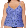 Raisins Curve Plus Size Caliente Aries Tankini Swim Top G840640 -Freya Fashion Shop raisins curve raic01 g840640 gs