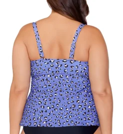 Raisins Curve Plus Size Caliente Zanzibar Tankini Swim Top G840645 -Freya Fashion Shop raisins curve raic01 g840645 bs