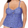 Raisins Curve Plus Size Caliente Zanzibar Tankini Swim Top G840645 -Freya Fashion Shop raisins curve raic01 g840645 gs