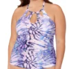 Raisins Curve Plus Size Take A Trip Rosalie Tankini Swim Top G840715 -Freya Fashion Shop raisins curve raic01 g840715 gs
