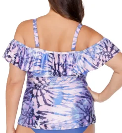 Raisins Curve Plus Size Take A Trip Tortuga Tankini Swim Top G840723 -Freya Fashion Shop raisins curve raic01 g840723 cs2