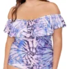 Raisins Curve Plus Size Take A Trip Tortuga Tankini Swim Top G840723 -Freya Fashion Shop raisins curve raic01 g840723 gs