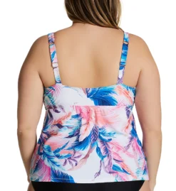 Raisins Curve Plus Size Whitsunday Rimini Tankini Swim Top G840813 -Freya Fashion Shop raisins curve raic01 g840813 bs