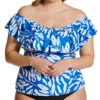 Raisins Curve Plus Size Solomon Sea Tortuga Tankini Swim Top G841223 -Freya Fashion Shop raisins curve raic01 g841223 gs