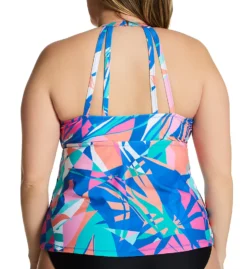 Raisins Curve Plus Size Porto Covo Rosalie Tankini Swim Top G841315 -Freya Fashion Shop raisins curve raic01 g841315 bs