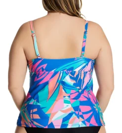 Raisins Curve Plus Size Porto Covo Aries Tankini Swim Top G841340 -Freya Fashion Shop raisins curve raic01 g841340 bs