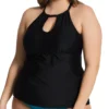 Raisins Curve Plus Size Atlantic Solids Rosalie Tankini Swim Top J840025