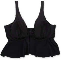 Raisins Curve Plus Size Atlantic Solids Topanga Bra Swim Top J840047 -Freya Fashion Shop raisins curve raic01 j840047 cs5