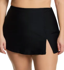 Raisins Curve Plus Size Atlantic Solids Peru Skirt Swim Bottom J840071