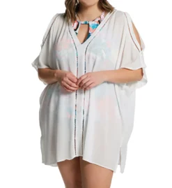 Raisins Curve Plus Size Bondi Rosalie High Neck Tankini Swim Top J840225 -Freya Fashion Shop raisins curve raic01 j840225 cs1