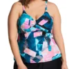 Raisins Curve Plus Size Art District Aries Tankini Swim Top J840440 -Freya Fashion Shop raisins curve raic01 j840440 gs