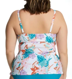 Raisins Curve Plus Size See You In Buzios Aries Tankini Swim Top J840740 -Freya Fashion Shop raisins curve raic01 j840740 bs