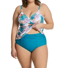 Raisins Curve Plus Size See You In Buzios Aries Tankini Swim Top J840740 -Freya Fashion Shop raisins curve raic01 j840740 cs1
