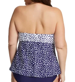 Raisins Curve Plus Size Sunshine Coast Zanzibar Tankini Swim Top J841145 -Freya Fashion Shop raisins curve raic01 j841145 bs