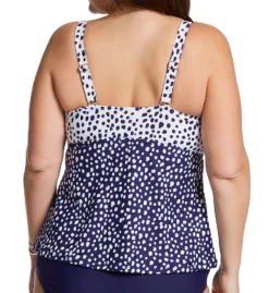 Raisins Curve Plus Size Sunshine Coast Zanzibar Tankini Swim Top J841145 -Freya Fashion Shop raisins curve raic01 j841145 cs2