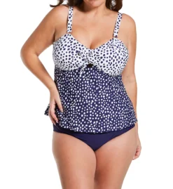 Raisins Curve Plus Size Sunshine Coast Zanzibar Tankini Swim Top J841145 -Freya Fashion Shop raisins curve raic01 j841145 cs4