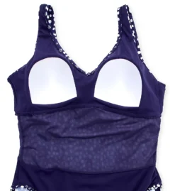 Raisins Curve Plus Size Sunshine Coast Lucia Plunge Swim Dress J841185 -Freya Fashion Shop raisins curve raic01 j841185 cs6