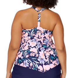 Raisins Curve Plus Size In The Soul Trinidad Tankini Swim Top J841321 -Freya Fashion Shop raisins curve raic01 j841321 bs