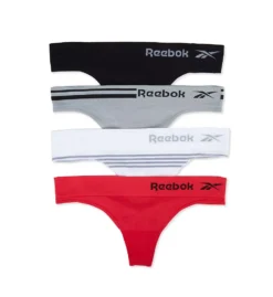 Reebok Seamless Thong - 4 Pack 213UH11 -Freya Fashion Shop reebok ree001 213uh11 cs2