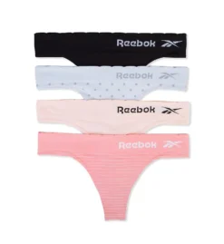 Reebok Seamless Thong - 4 Pack 213UH12 -Freya Fashion Shop reebok ree001 213uh12 cs2