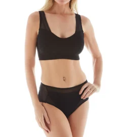 Rhonda Shear Striped Mesh Detail Brief Panty 3903 -Freya Fashion Shop rhonda shear rhon01 3903 cs1