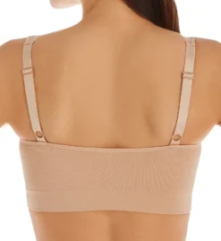 Rhonda Shear Seamless Leisure Bra With Lace Neckline 9204 -Freya Fashion Shop rhonda shear rhon01 9204 bs