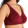 Rhonda Shear Seamless Underwire Bra With Lace Strap Inset 9297