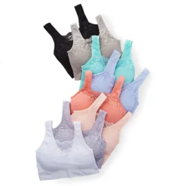 Rhonda Shear Ahh Bra With Lace Overlay Mystery - 3 Pack 9346X3 -Freya Fashion Shop rhonda shear rhon01 9346x3 cs4