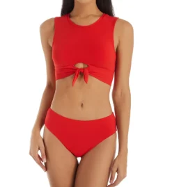 Robin Piccone Ava Tank Top Front Tie Bikini Swim Top 191725 -Freya Fashion Shop robin piccone rp01 191725 cs3