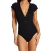 Robin Piccone Amy Raglan One Piece Swimsuit 220812 -Freya Fashion Shop robin piccone rp01 220812 gs