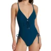 Robin Piccone Aubrey Keyhole Side Adjust One Piece Swimsuit 221713