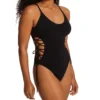 Robin Piccone Aubrey Lace Up One Piece Swimsuit 221715 -Freya Fashion Shop robin piccone rp01 221715 gs