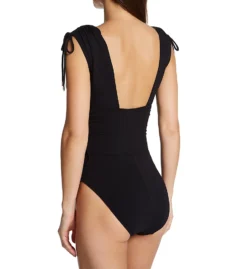 Robin Piccone Aubrey V-Plunge One Piece Swimsuit 231720 -Freya Fashion Shop robin piccone rp01 231720 bs