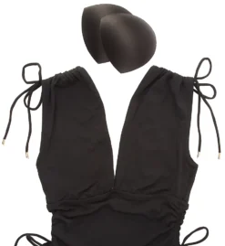 Robin Piccone Aubrey V-Plunge One Piece Swimsuit 231720 -Freya Fashion Shop robin piccone rp01 231720 cs5