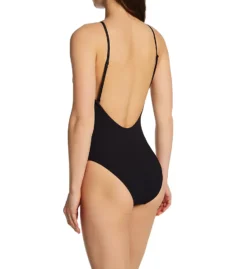 Sanctuary Sandbar Solids High Neck Mio One Piece Swimsuit D23254 -Freya Fashion Shop sanctuary san01 d23254 bs