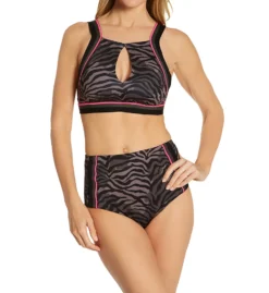 Sanctuary Here Kitty Kitty High Rise Swim Bottom HK21511 -Freya Fashion Shop sanctuary san01 hk21511 cs3