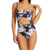 Sanctuary Night Jungle Splice Banded Mio One Piece Swimsuit NJ22604 -Freya Fashion Shop sanctuary san01 nj22604 gs