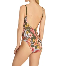 Sanctuary Organic Botanic Keyhole Mio One Piece Swimsuit OB21203 -Freya Fashion Shop sanctuary san01 ob21203 bs