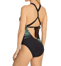 Sanctuary Palmetto Paradise High Neck Mio One Piece Swimsuit PP21212 -Freya Fashion Shop sanctuary san01 pp21212 bs