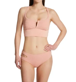 Sanctuary Refresh Rib V-Wire Crop Racerback Bra Swim Top RR22404 -Freya Fashion Shop sanctuary san01 rr22404 cs1