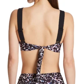 Sanctuary Stay Cool Leopard V-Wire Bralette Swim Top SC22122 -Freya Fashion Shop sanctuary san01 sc22122 bs