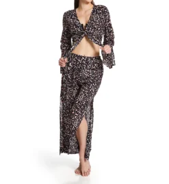 Sanctuary Stay Cool Leopard Knot Front Cover Up Top SC22804 -Freya Fashion Shop sanctuary san01 sc22804 cs2