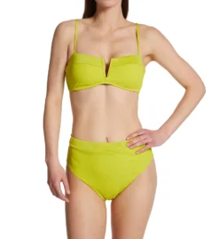 Sanctuary Sandbar Solids Banded High Leg/Rise Swim Bottom SS22509 -Freya Fashion Shop sanctuary san01 ss22509 cs1