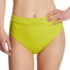 Sanctuary Sandbar Solids Banded High Leg/Rise Swim Bottom SS22509