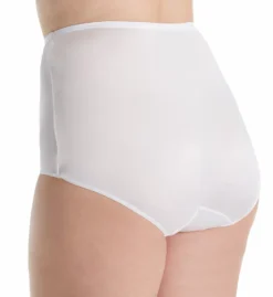 Shadowline Plus Size Hidden Elastic Nylon Classic Brief Panty 17032P -Freya Fashion Shop shadowline shdw01 17032p bs