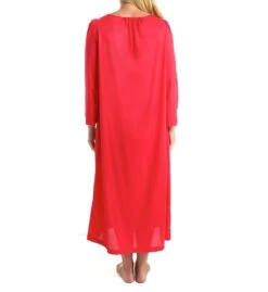 Shadowline Petals 53 Inch Long Sleeve Gown 33280 -Freya Fashion Shop shadowline shdw01 33280 bs