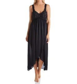 Shadowline Silhouette Nylon Tricot Hi-Low Gown 35737 -Freya Fashion Shop shadowline shdw01 35737 fs