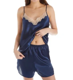Shadowline Charming Satin Camisole And Tap Set 4506 -Freya Fashion Shop shadowline shdw01 4506 cs2