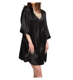 Shadowline Charming Satin Wrap Robe 4510 -Freya Fashion Shop shadowline shdw01 4510 cs6