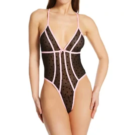 Shirley Of Hollywood Mesh Heart Teddy 31529